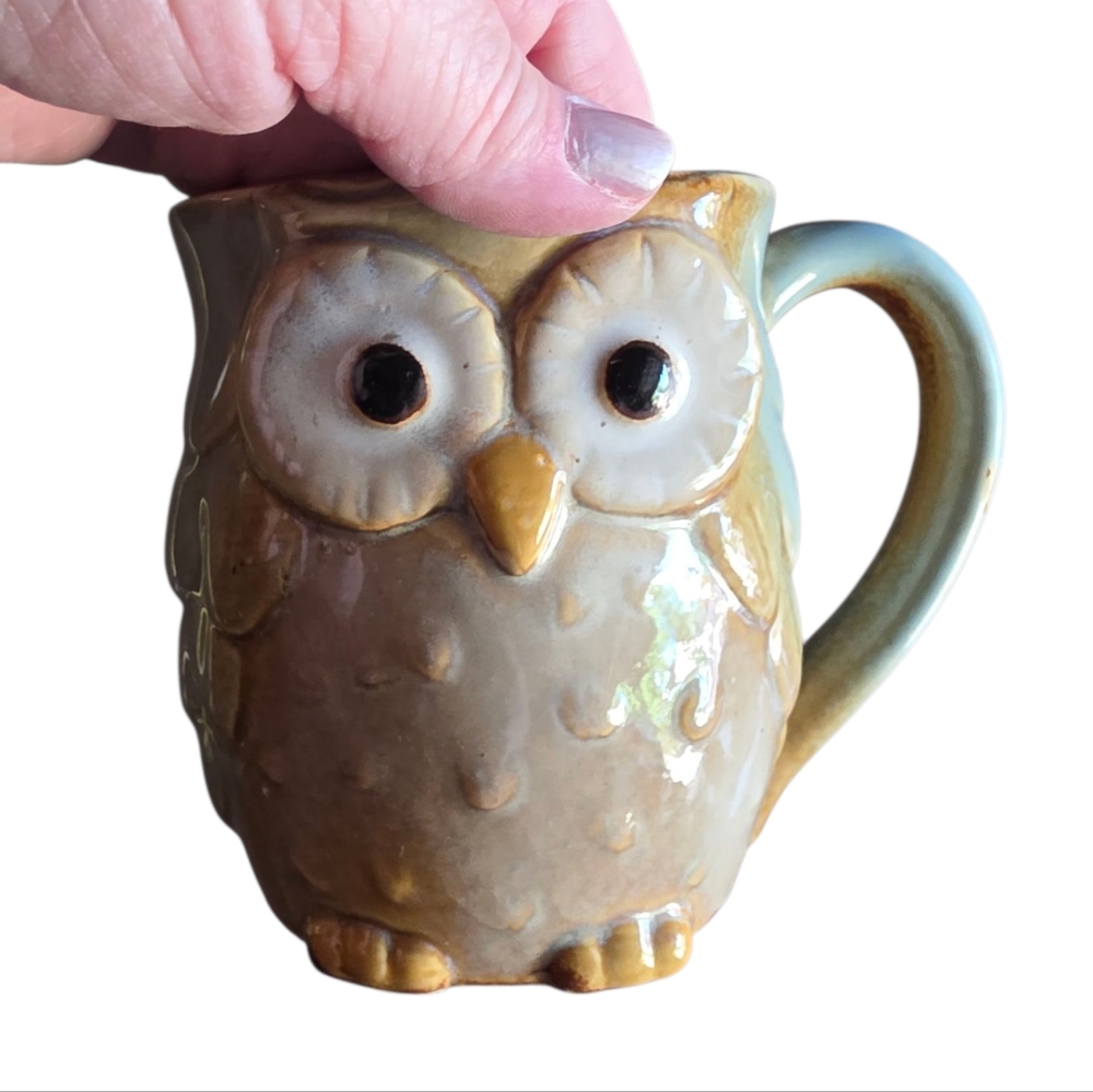 Burton +Burton Stoneware Owl Mug